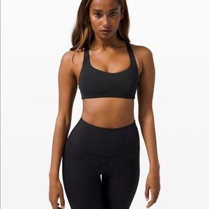 Free to Be Wild Bra Black Lululemon